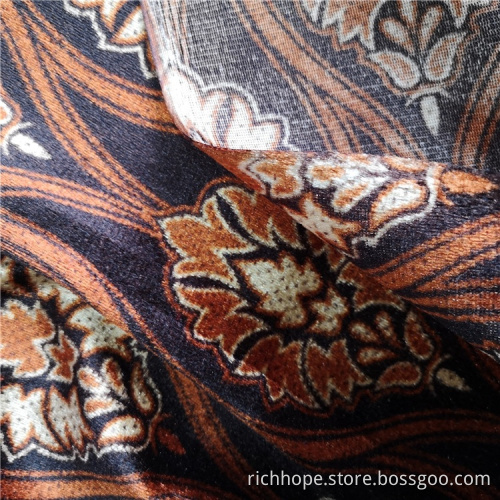 African Design Printed Polster Samt Stoff für Textilien